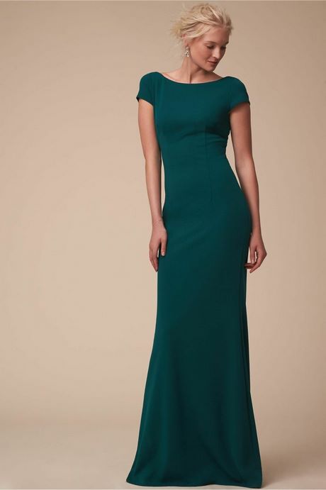 Vestito lungo elegante verde