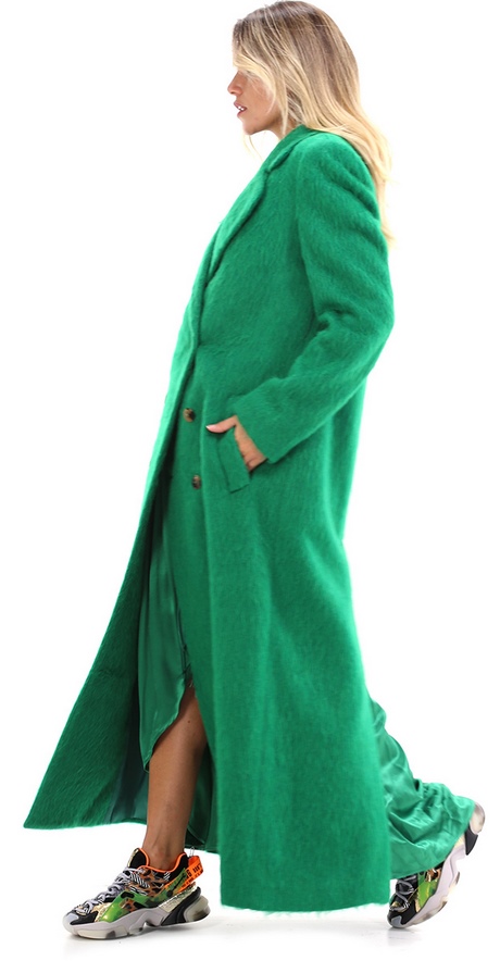 Cappotto verde twin set