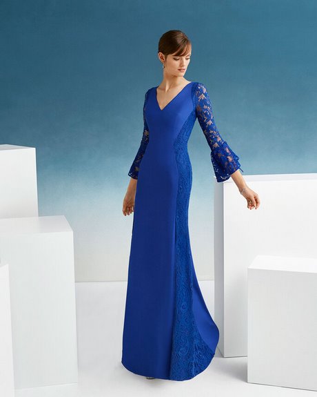 Vestiti eleganti blu elettrico