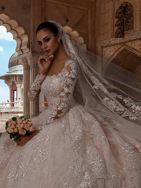 Vestito da sposa cipria