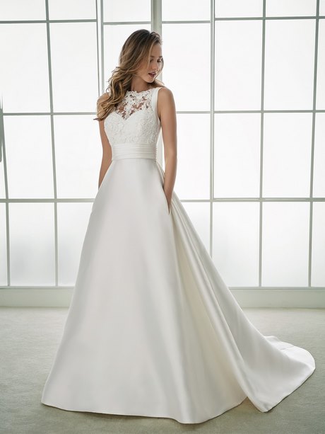 Vestito da sposa mikado