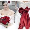 Vestiti da sposa con rosso